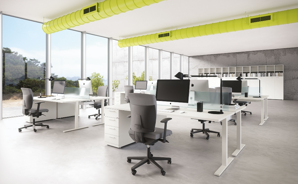 Un sistema di tavoli flessibile e dinamico, grazie alle sue numerose configurazioni che lo rendono la scelta ideale per il proprio ambiente di lavoro. Mobili per Ufficio - Roma